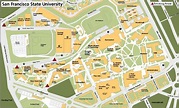 University of San Francisco campus map - SF state university map ...