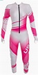 Spyder Women Perfomance GS Race Suit White Bryte Pink | Ski racing suit ...