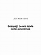 Sartre, Jean Paul - Bosquejo de La Teoría de Las Emociones | PDF ...