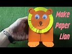 Paper Lion Cutting - Papierlöwe schneiden - Craft Ideas | Mr Simple : u ...