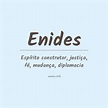 Significado do nome Enides