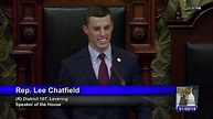 Lee Chatfield elected Speaker of the Michigan House of Representatives ...
