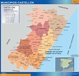 Mapa Girona por municipios grande |Mapasmurales.com