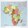 Map Of Africa With Country Names – Topographic Map of Usa with States