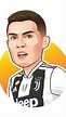 Ronaldo, Cartoon Art, sports, footballer, cr7, juventus, HD phone ...