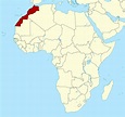 Morocco Location On Map - Cities And Towns Map