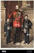 Príncipe de Gales (más tarde Eduardo VII) (1841 - 1910), con sus dos ...