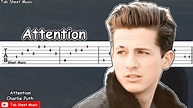 Charlie Puth - Attention Guitar Tutorial | TAB - YouTube