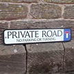 JAF Graphics. PRIVATE ROAD SIGN