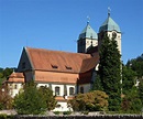 Baden-Baden, die evangelische Lutherkirche im Stadtteil Lichtental ...