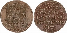 1 Pfennig (Rechenpfennig) - Johann II - Ducado de Sajonia-Weimar – Numista