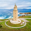 The Tower of Hercules, in north-western Spain, is the oldest extant ...