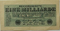 Deutsches Reich 1 Milliarde Mark 1923 KM: 122 III | MA-Shops