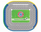 Allianz Arena München Stadionplan : Allianz Arena Leuchtende Rauten ...