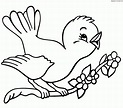 Dibujos Sin Colorear: Dibujos de Pájaros para Colorear