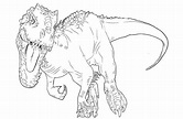 25+ Desenhos do Indominus Rex para Imprimir e Colorir/Pintar