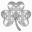 St. Patrick Shamrock Coloring Pages | 101 Coloring