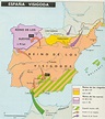 Mapa - El Reino de los Suevos: Conquista de Hispania y Formación