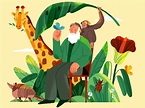 Charles Darwin | Charles darwin, Illustration, Naive illustration