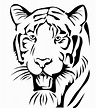 60+ Tiger Shape Templates, Crafts & Colouring Pages | Free & Premium ...