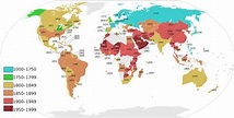 Abolition of Slavery by Country - Vivid Maps