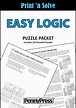 Easy Logic Puzzle Packet - Penny Dell Puzzles