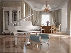 white grand piano - Szukaj w Google The Piano, Dream Home Design, My ...