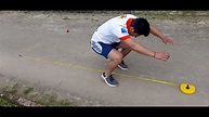 Test de salto largo sin impulso - YouTube