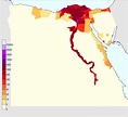 Population density of Egypt - Vivid Maps