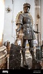 Count Albert IV of Habsburg bronze statue at the Hofkirche museum in ...