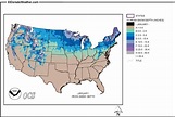 Us snow cover map - countbap