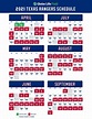 Texas Rangers 2023 Schedule Printable - Printable Blank World