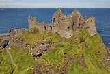 Dunluce Castle, near Portrush, County Antrim, Ulster, Northern Ireland ...