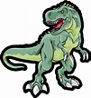 Vinilo de dinosaurio dibujo de T-Rex - TenVinilo
