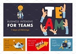 Teamwork cooperation banners | Photoshop Graphics ~ Creative Market