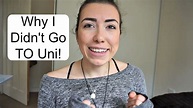 Why I Didn't Go To Uni | Jade Jefferies - YouTube