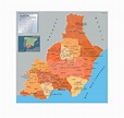 Mapa Municipios Almeria | Vector World Maps