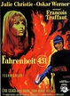 Fahrenheit 451 by François Truffaut (1966) | Carteles de cine, Afiche ...