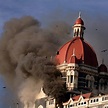A picture of Mumbai terror attack at Taj Palace hotel