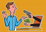 Online Extortion Illustrations, Royalty-Free Vector Graphics & Clip Art ...
