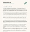 Secret Window Movie Analysis Example (600 Words) - PHDessay.com