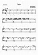 Olivia Rodrigo - traitor sheet music for piano download | Piano.Solo ...