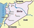 Mapa de Siria - datos interesantes e información sobre el país