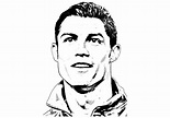 Los Mejores Dibujos de Cristiano Ronaldo para Colorear ☀️