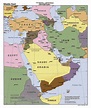Mapa político detallada del Oriente Medio - 1992 | Medio Oriente | Asia ...