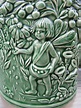 KATE WILLIAMS PORTA Portugal Green Pottery FAIRY FLORAL LG Planter | eBay
