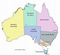 Landkarten von Australien, Neuseeland und Ozeanien kostenlos