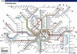 S- und U-Bahn-Plan Frankfurt am Main - Infowurm