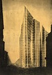 Friedrichstrasse Skyscraper Project, 1921 - Ludwig Mies van der Rohe ...