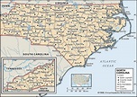 Printable North Carolina Map